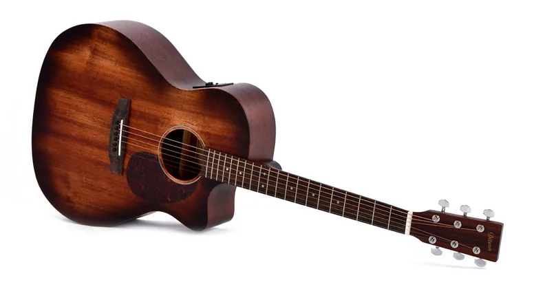 Ditson Serie 15 GC-15E-AGED Sunburst, vue 3, vue 3
