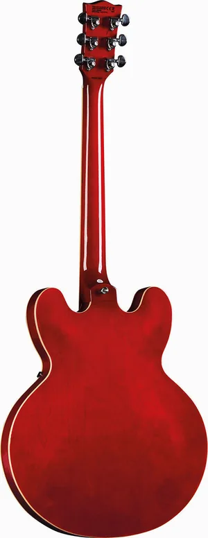 Eko Fusion hollowbody double cut, vue 2, vue 2