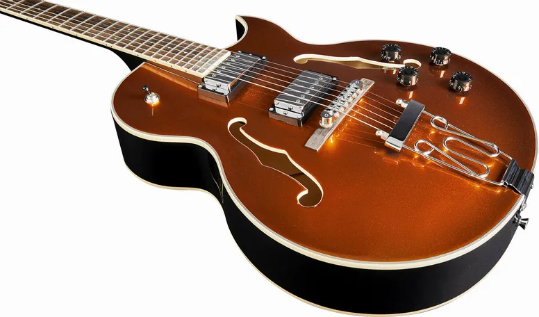 Eko Jazz hollowbody single cut, vue 3, vue 3