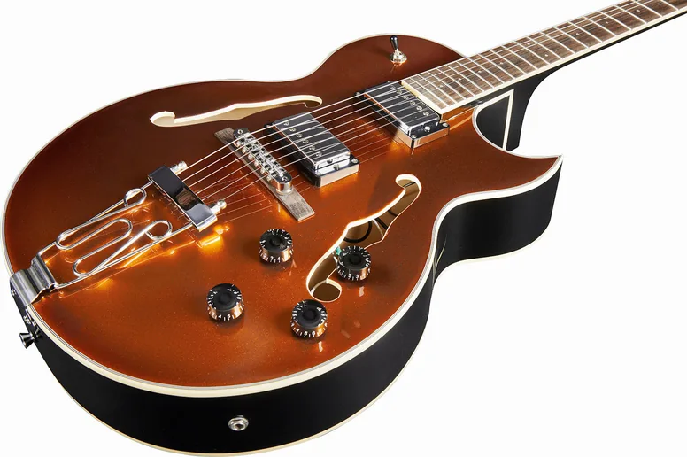 Eko Jazz hollowbody single cut, vue 4, vue 4