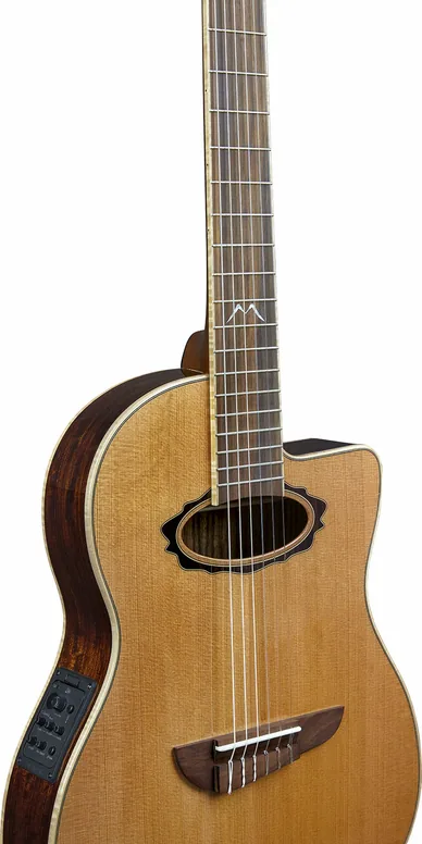Eko MIA N400CE Nylon cutaway électro Natural, vue 3, vue 3
