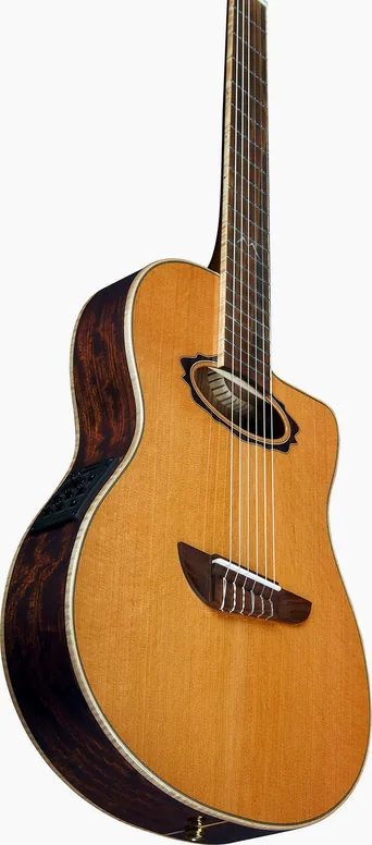 Eko MIA N400CE Nylon cutaway électro Natural, vue 4, vue 4