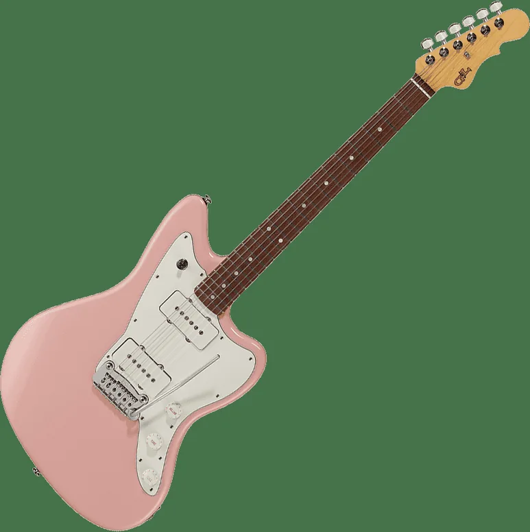 G&L Fullerton Deluxe Doheny Shell Pink RW, vue 2, vue 2