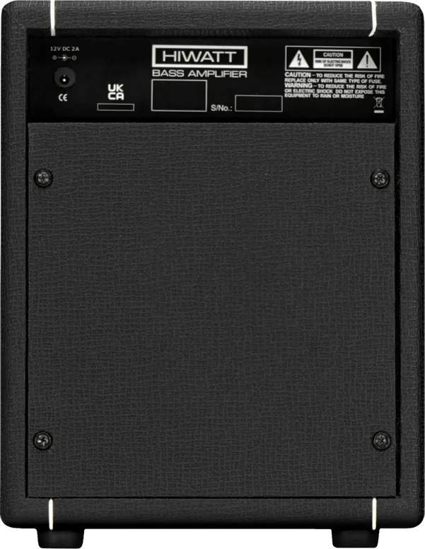 Hiwatt Bulldog 17C 8", vue 3, vue 3