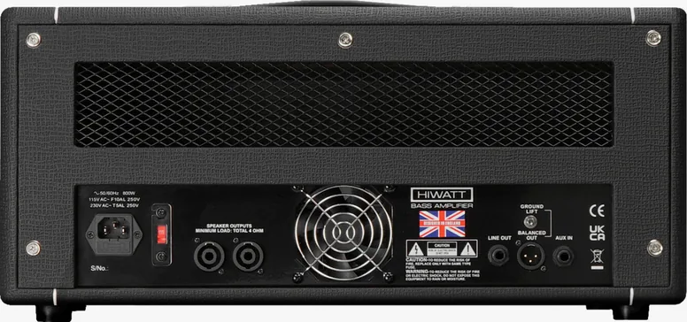 Hiwatt Bulldog 440H 400W, vue 2, vue 2