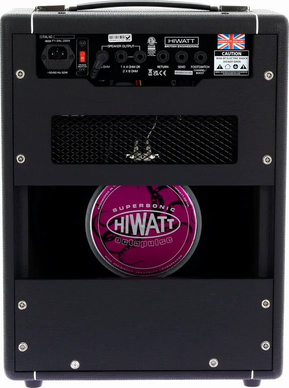 Hiwatt HI-5 5W 1X12", vue 4, vue 4