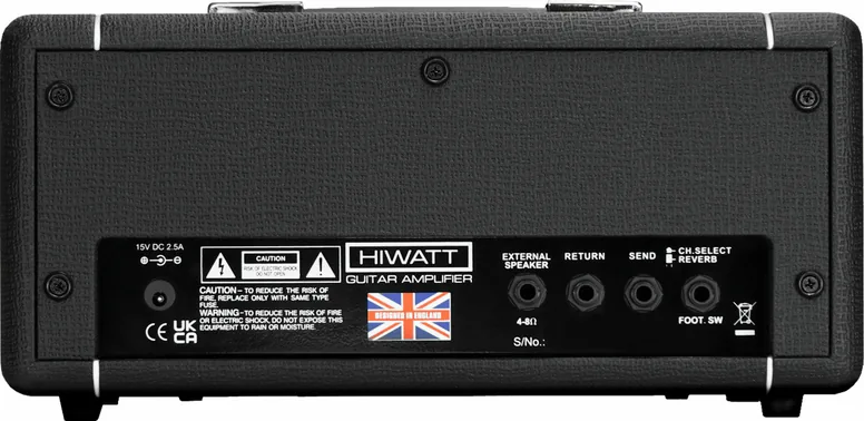 Hiwatt Leeds 25W, vue 3, vue 3