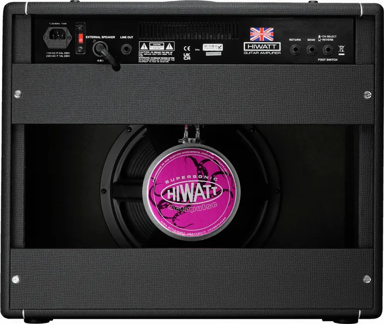 Hiwatt Leeds 50W 1X12", vue 3, vue 3