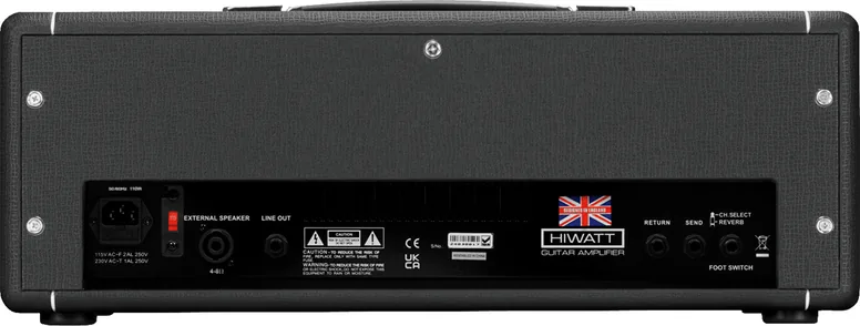 Hiwatt Leeds 50W, vue 3, vue 3