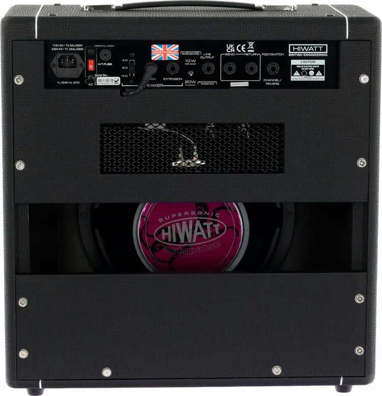 Hiwatt T20/10C-112 20W 12", vue 4, vue 4
