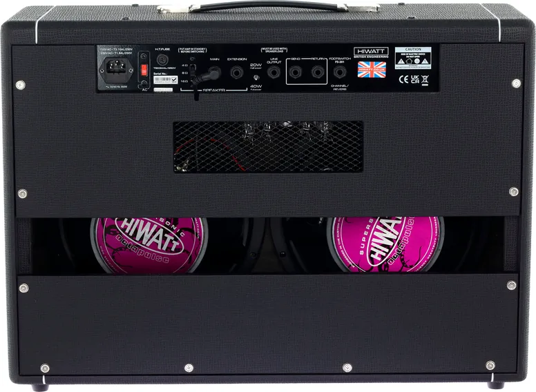 Hiwatt T40/20C-212 2X12", vue 4, vue 4