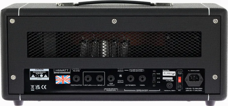 Hiwatt T40/20H 40W, vue 4, vue 4