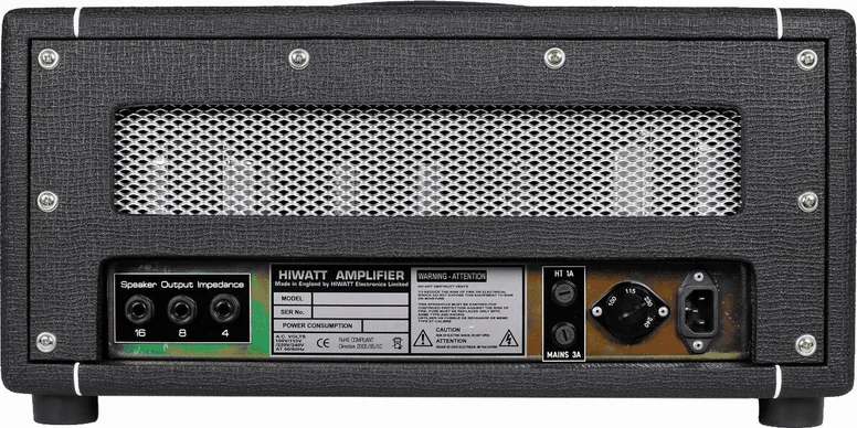Hiwatt Tête à Lampes Custom 20, vue 2, vue 2