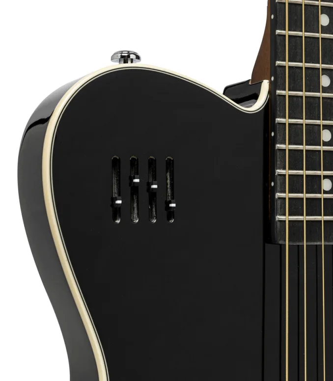 JN Guitars EW3000CBK E.A.Guit Cw Solid Body Black, vue 3, vue 3