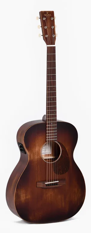 Sigma 000M-15E-AGED 000 Electro Aged, vue 2, vue 2