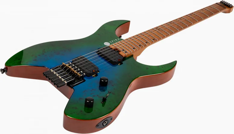 Spira S-500 Headless GBR Trans Green, vue 3, vue 3