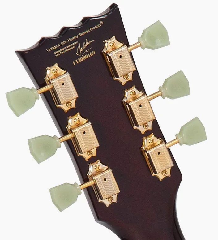 Vintage V100TSB Tobacco Sunburst, vue 4, vue 4