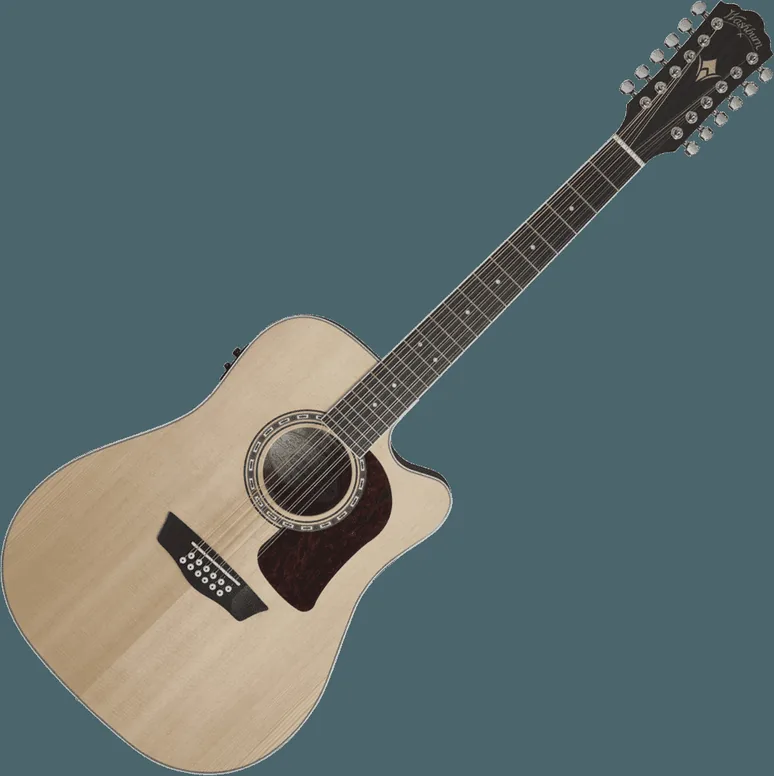Washburn Heritage D10SCE 12 Cordes Natural, vue 2, vue 2